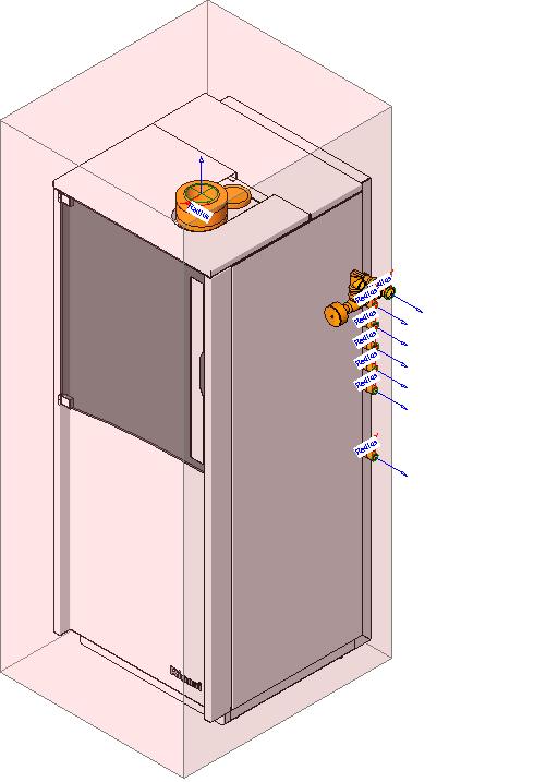 Condensing Boiler QP85 Right Connection revit family free download