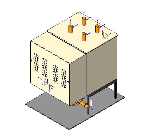 Humidifier Gas Fired GFH 300 revit family free download