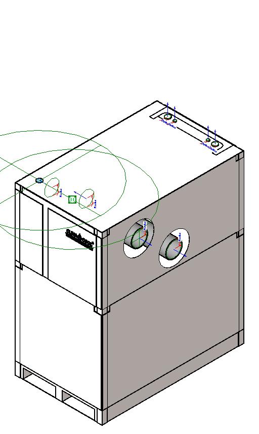 Modular Chiller Remote Air Cooled CoolingOnly UCR revit family free download