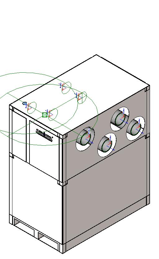 Modular Chiller WaterCooled CoolingOnly UCW revit family free download