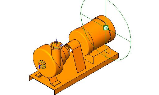 Pump Base Mounted revit family free download