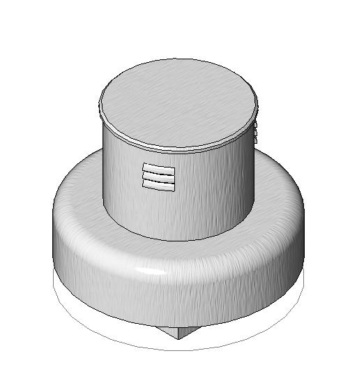 Roof Ventilator VEBK Belt Drive revit family free download
