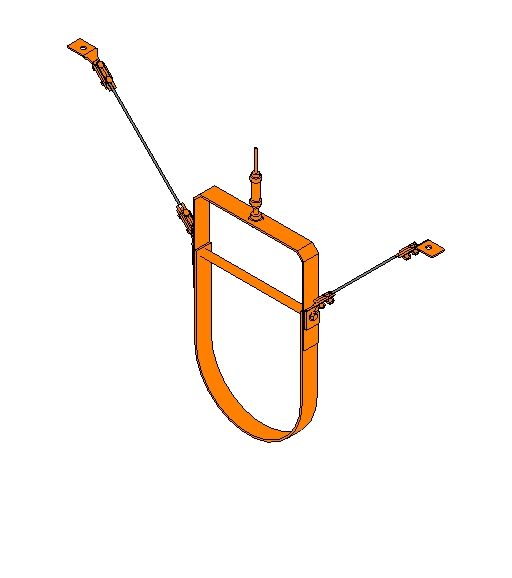 Seismic Bracing SB Clevis Support 45 61 Deg revit family free download