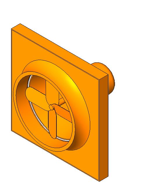 Sidewall Propeller Fan LYDK Direct Drive revit family free download