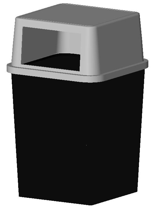 M_Trash Can revit family free download