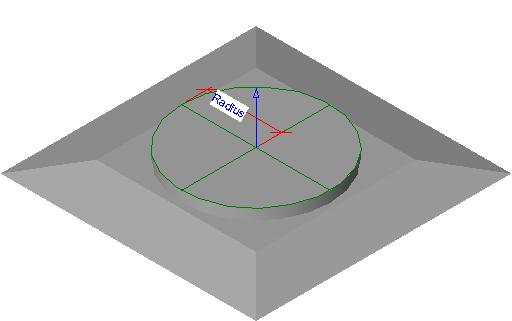 Air Terminal Exhaust Square Panel Round revit family free download