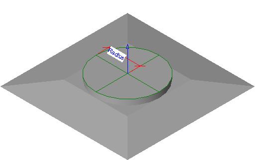 Air Terminal Supply Architectural Plague Square Panel Round revit family free download