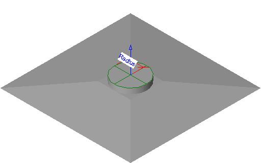 Air Terminal Supply Step Down Cone Square Panel Square revit family free download
