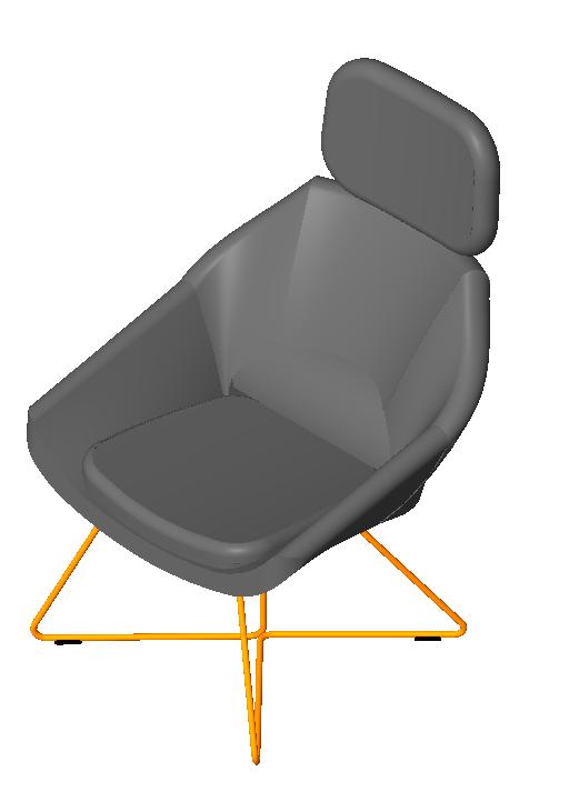 Chair Soft Seating Open revit family free download