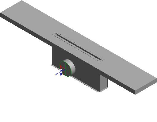 Diffuser Return Linear Slot Face Based revit family free download
