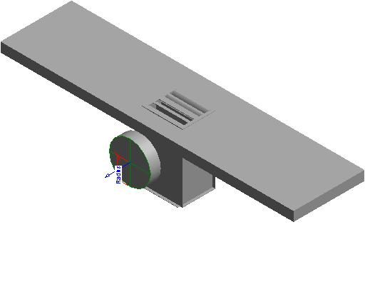 Diffuser Return Linear Slot Face Based 5 revit family free download