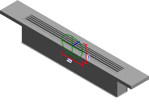 Diffuser Return Linear Slot Opp Inlet Face Based 4 revit family free download