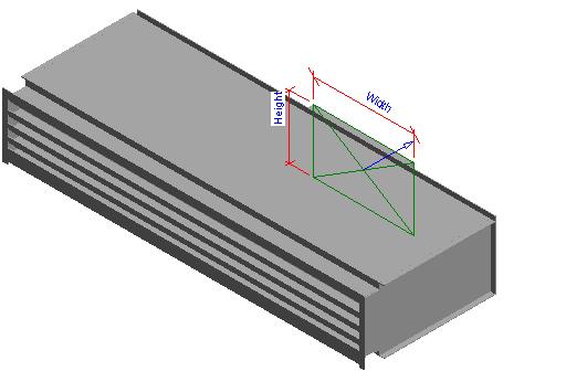 Diffuser Return Linear Slot Rect Inlet 4 revit family free download
