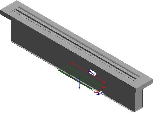 Diffuser Return Linear Slot Rect Inlet Face Based 3 revit family free download