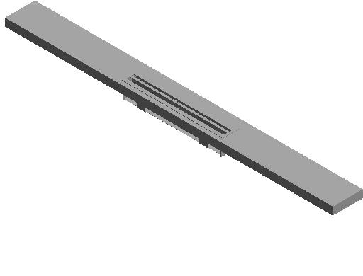 Diffuser Return Linear Slot TL RAP 21 Face Based revit family free download
