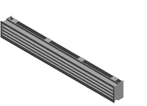Diffuser Return Linear Slot TL RAP 41 revit family free download
