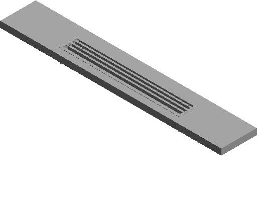 Diffuser Return Linear Slot TL RAP 41 Face Based revit family free download