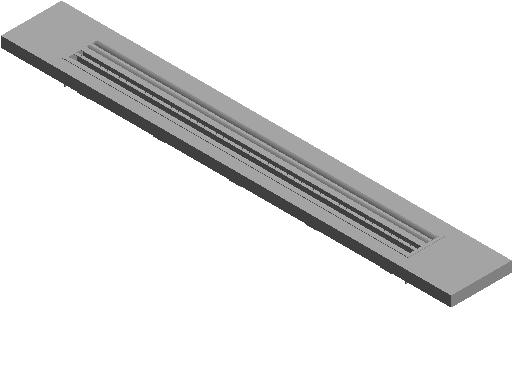 Diffuser Return Linear Slot TL RAP 42 Face Based revit family free download