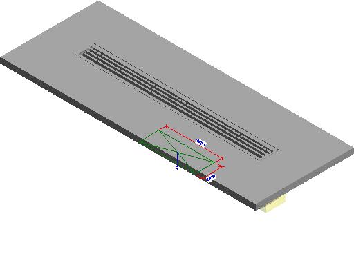 Diffuser Supply Linear Slot TL 6041 Rect Inlet Face Based revit family free download