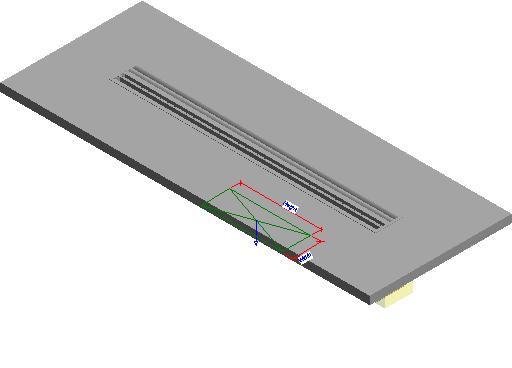 Diffuser Supply Linear Slot TL 6042 Rect Inlet Face Based revit family free download