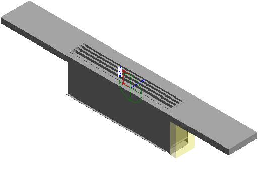 Diffuser Supply Linear Slot TL XX41 Opp Inlet Face Based revit family free download