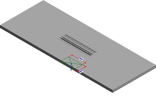 Diffuser Supply Linear Slot TL XX42 Rect Inlet Face Based revit family free download