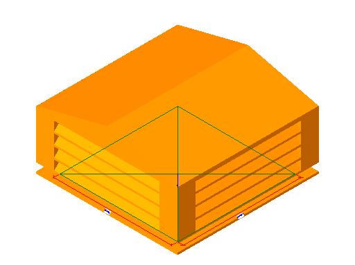 Louver Penthouse Post Corner 3 revit family free download