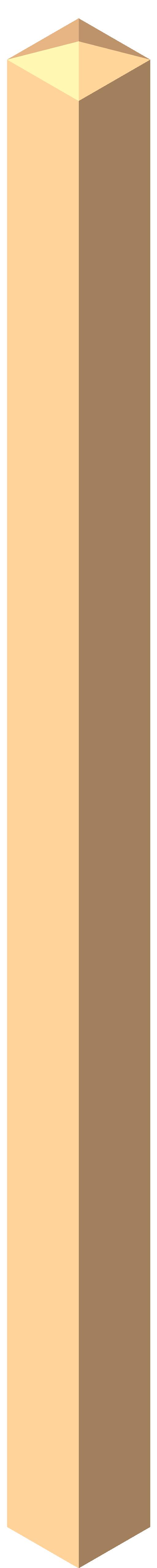 Fence Post Square revit family free download