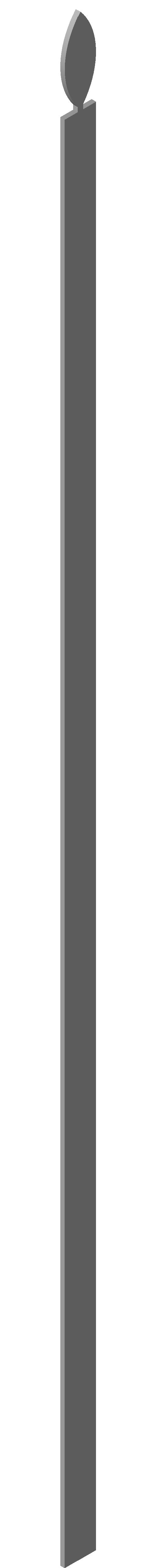Post w Spear Head revit family free download