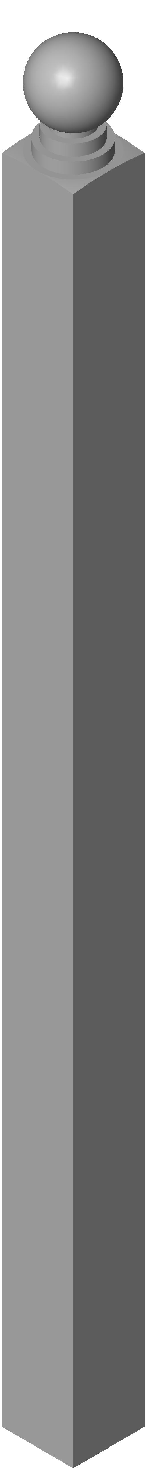 Square w Ball revit family free download