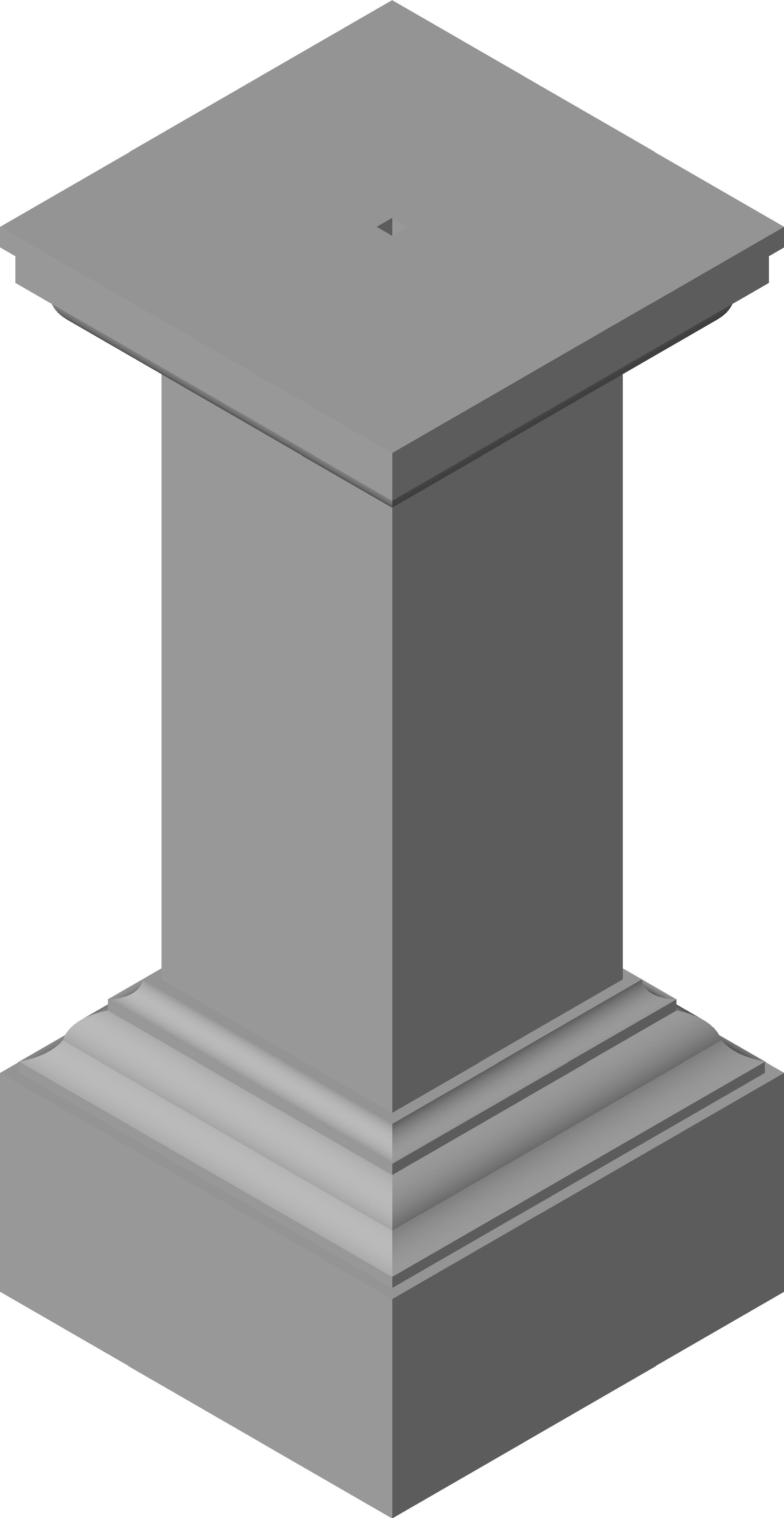 Pedestal Doric revit family free download