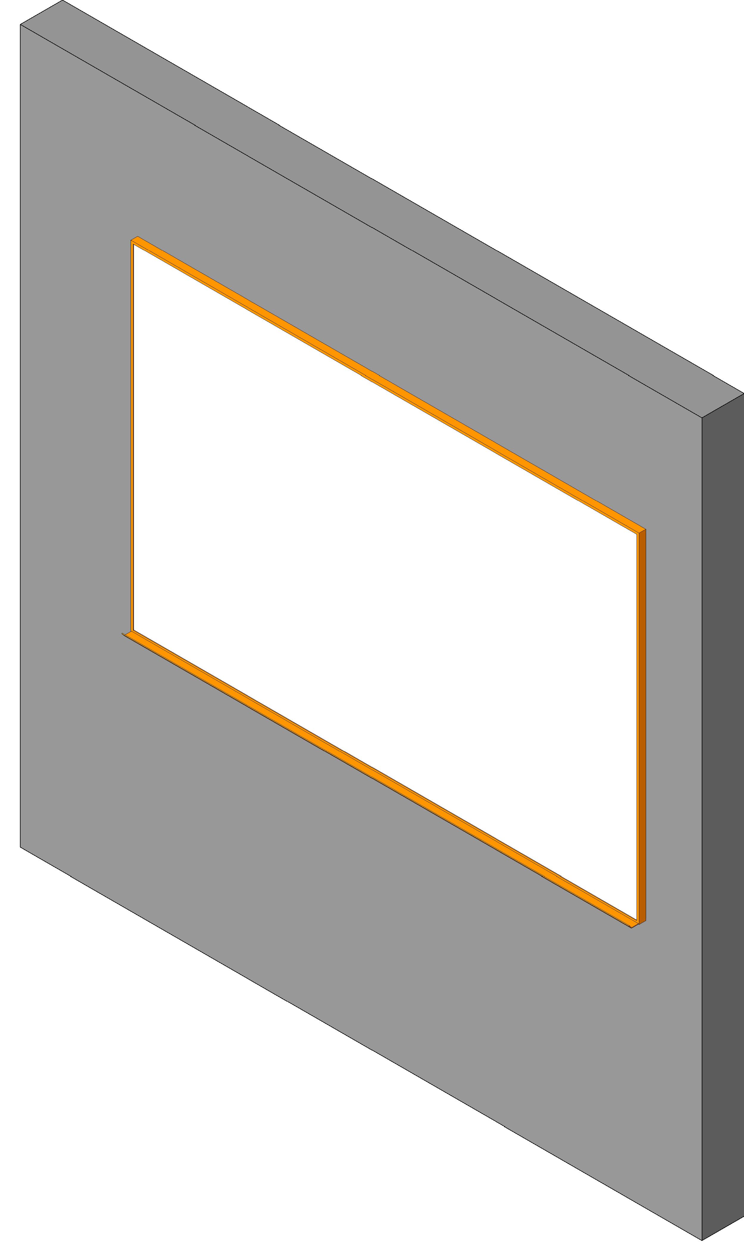 White Board Wall Mounted revit family free download