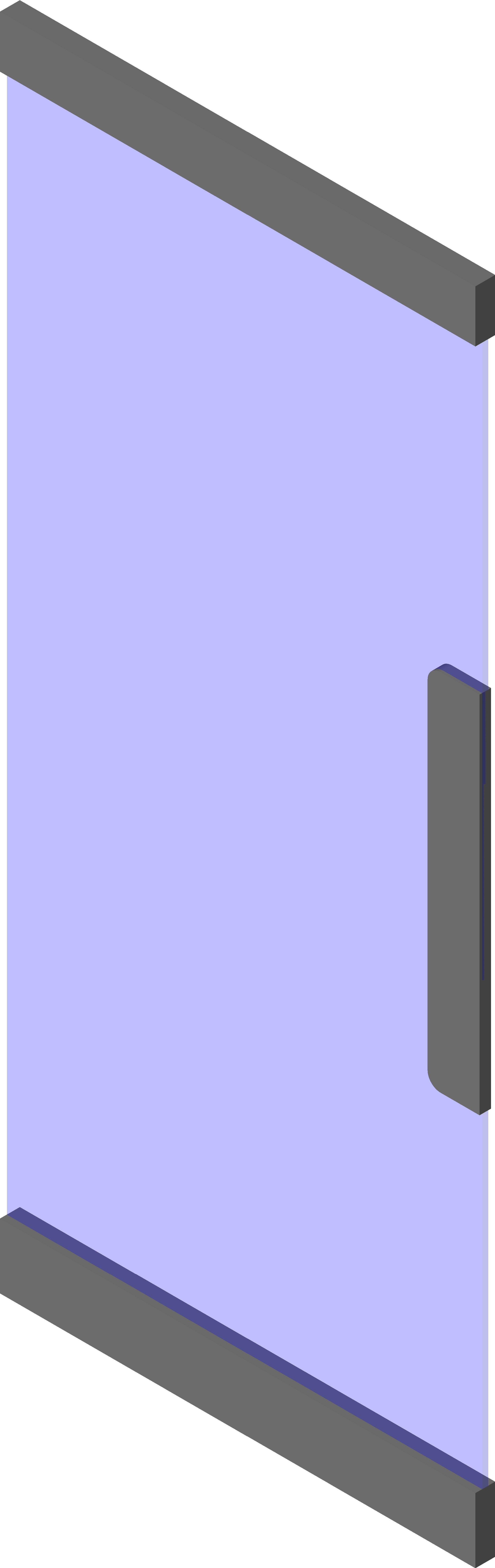 Door Single Glass Framed push plate revit family free download