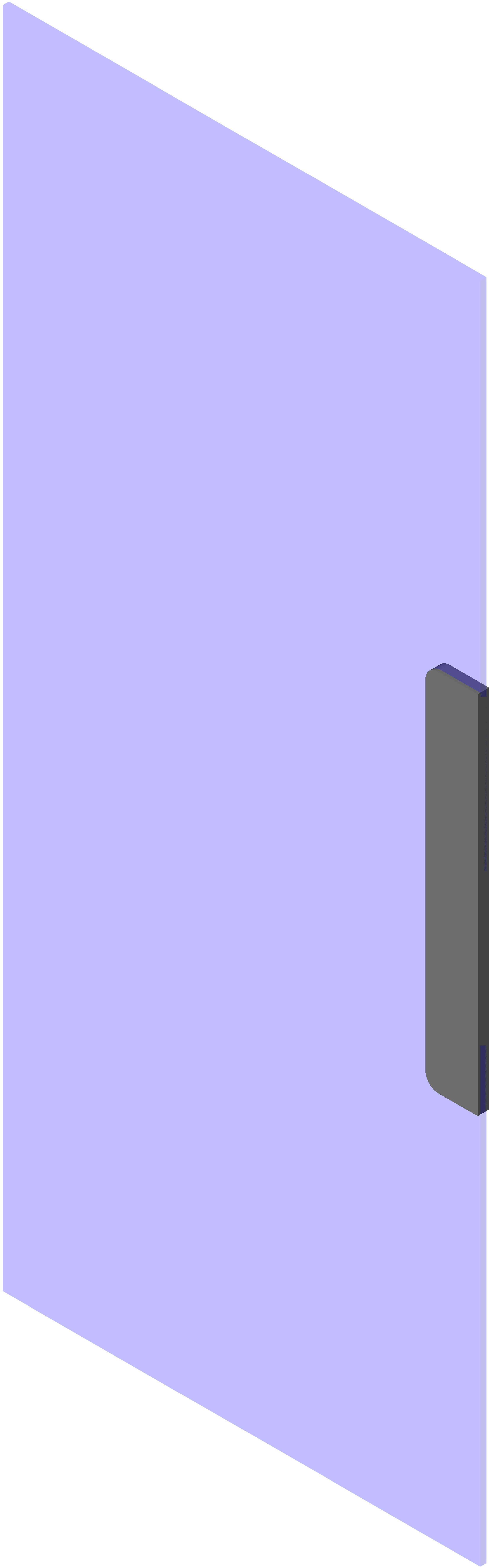 Door Single Glass Push plate revit family free download