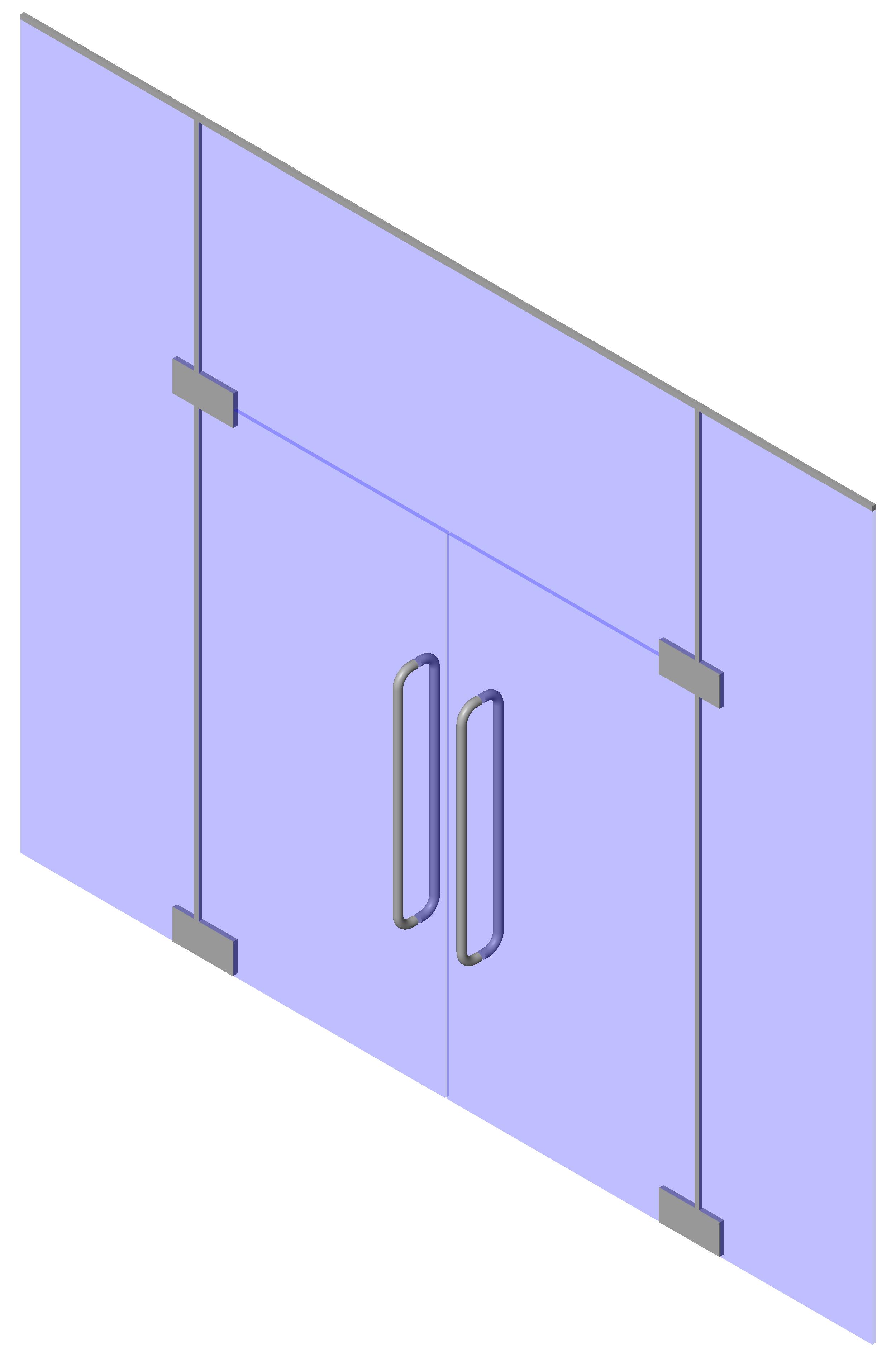 M Interior Partition with Doors revit family free download