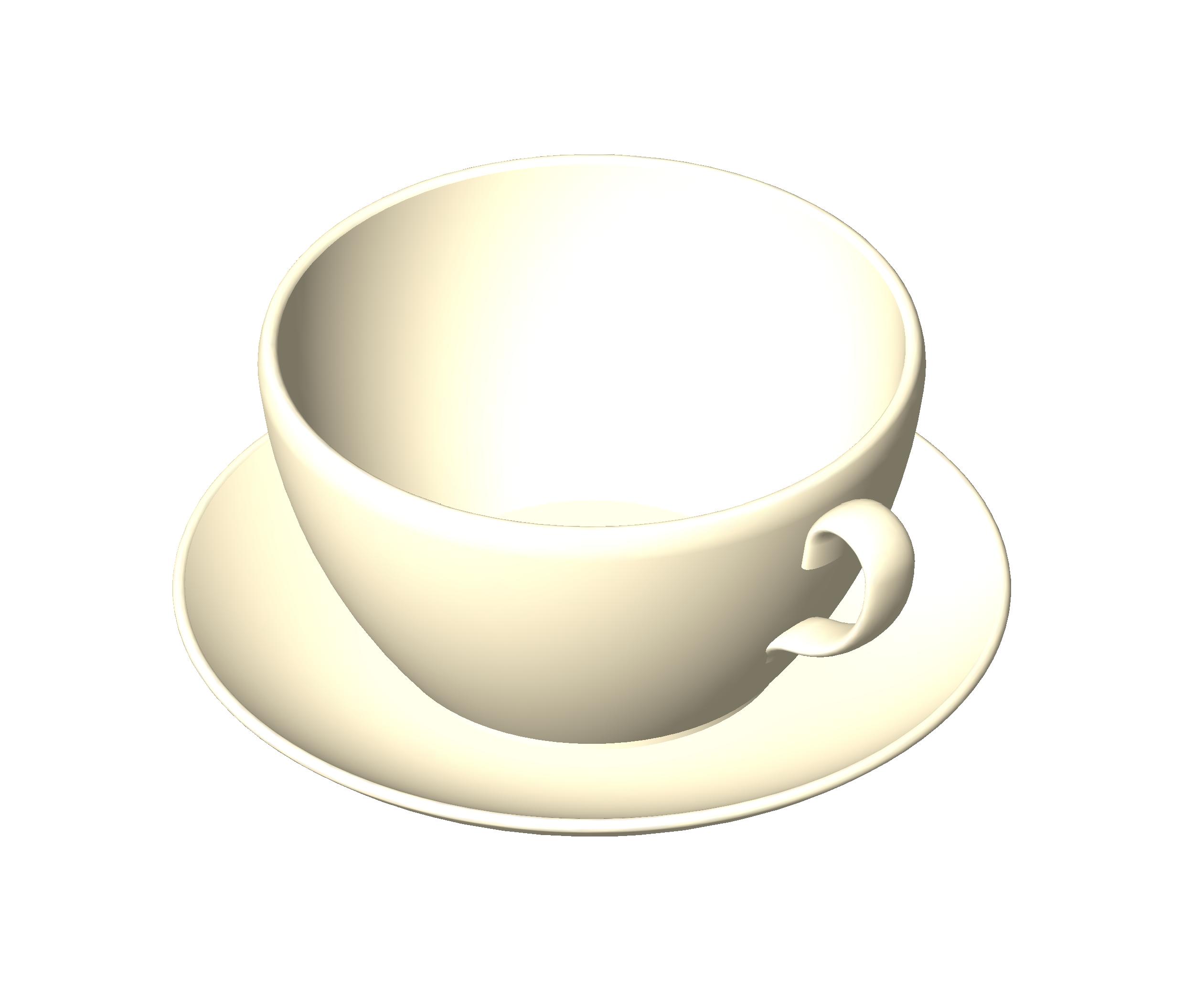 Cup and Saucer revit family free download