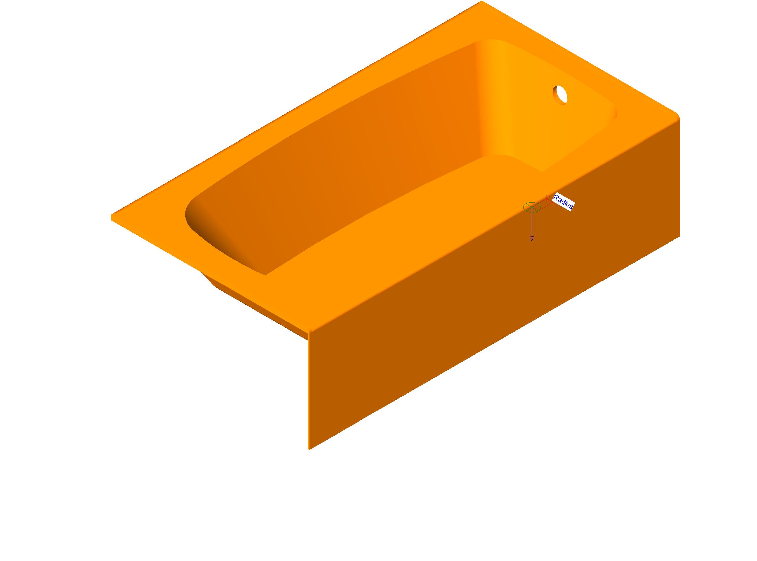 Bathtub Commercial 3 revit family free download