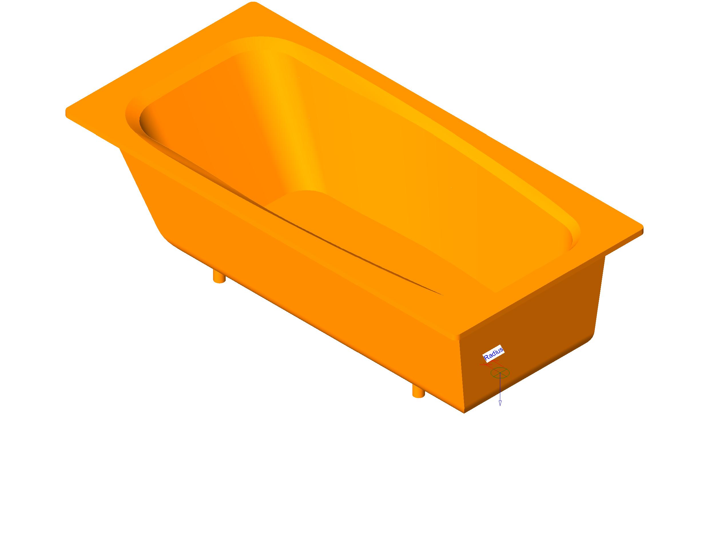 Bathtub Commercial 4 revit family free download
