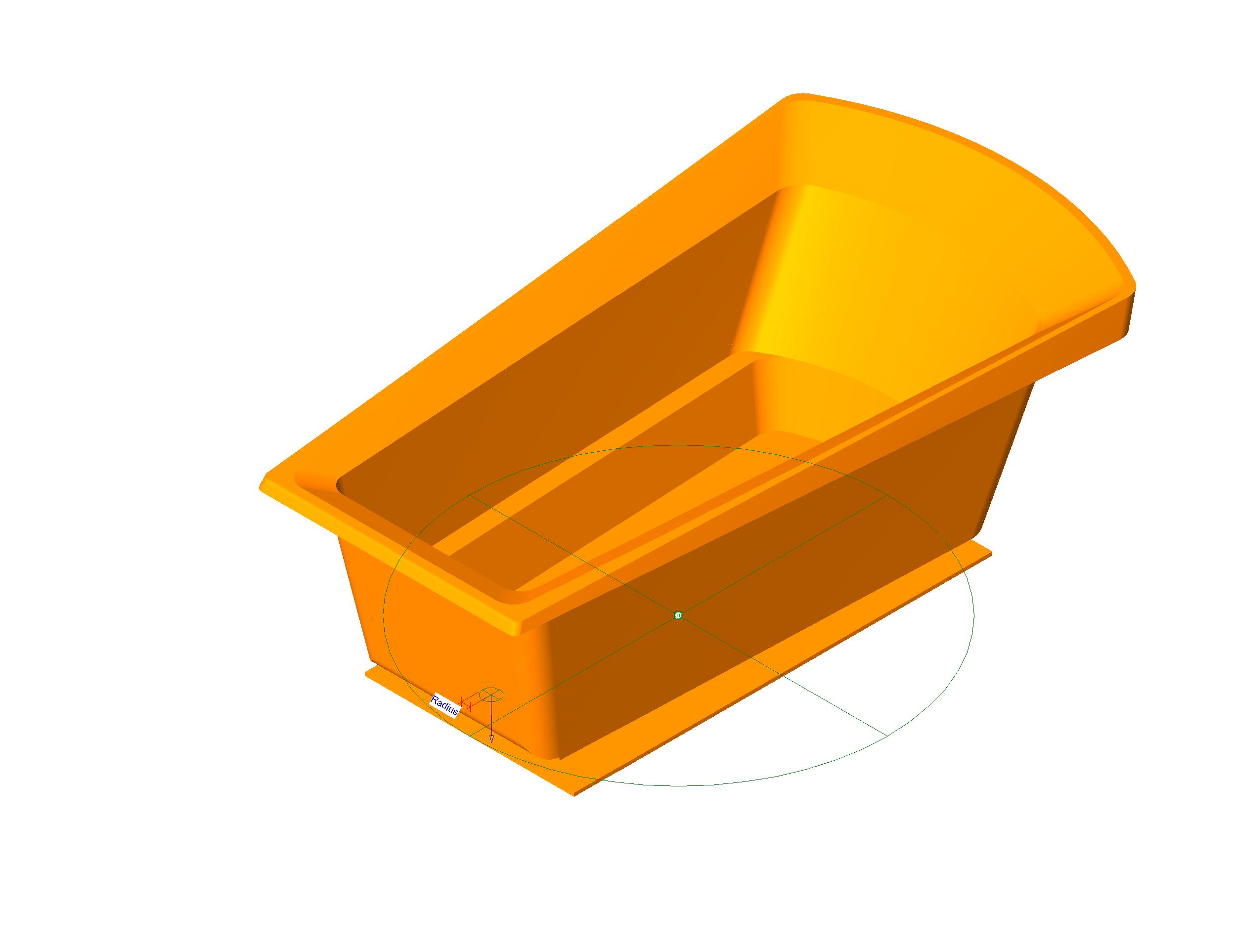 Bathtub Contemporary 2 revit family free download