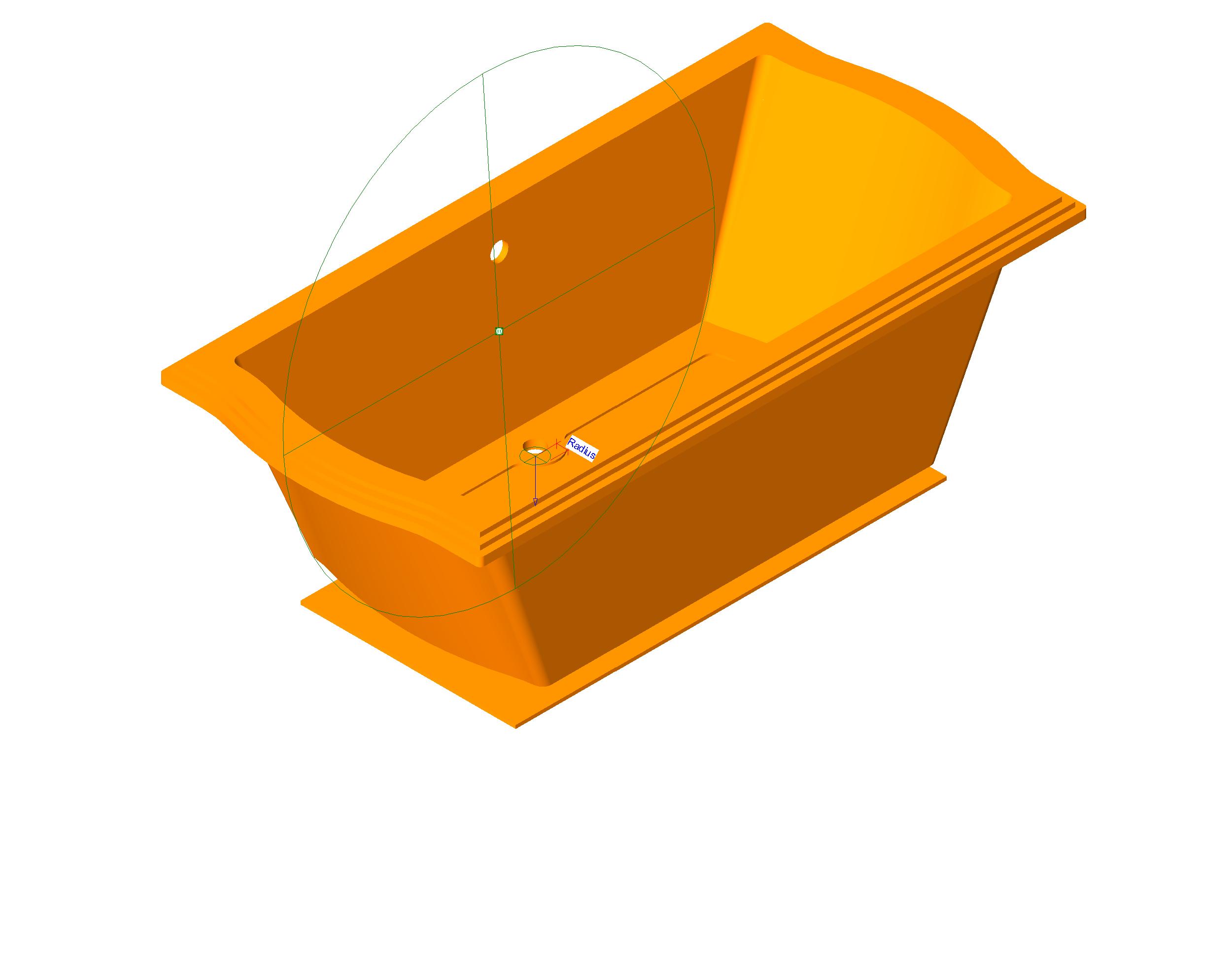 Bathtub Traditional Clayton 4 revit family free download