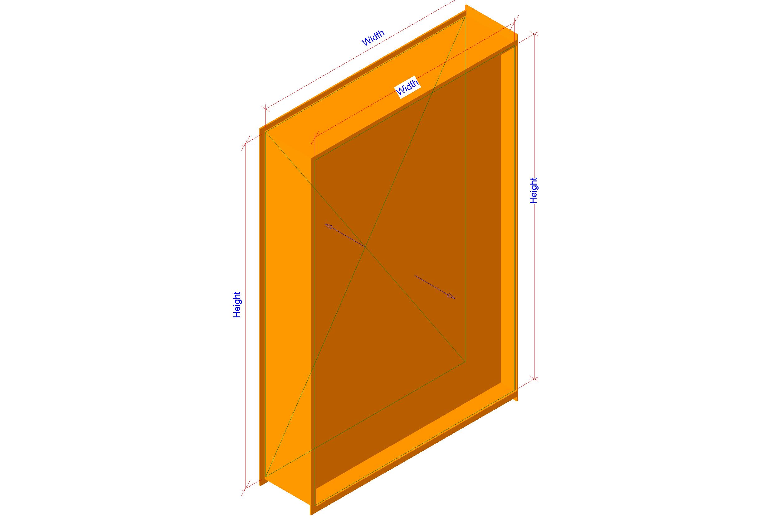 Damper Cable Operated Rectangular Opposed Blade revit family free download