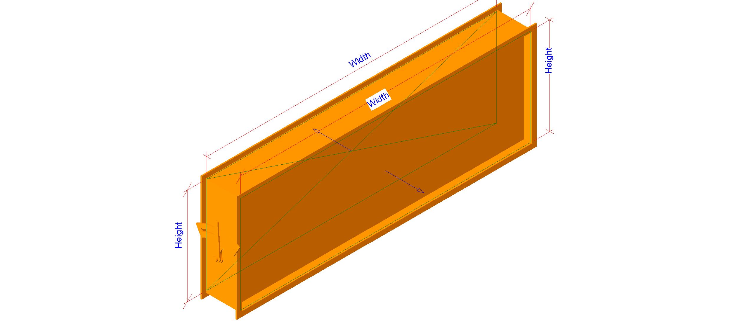 Damper Manual Balancing Rectangular revit family free download