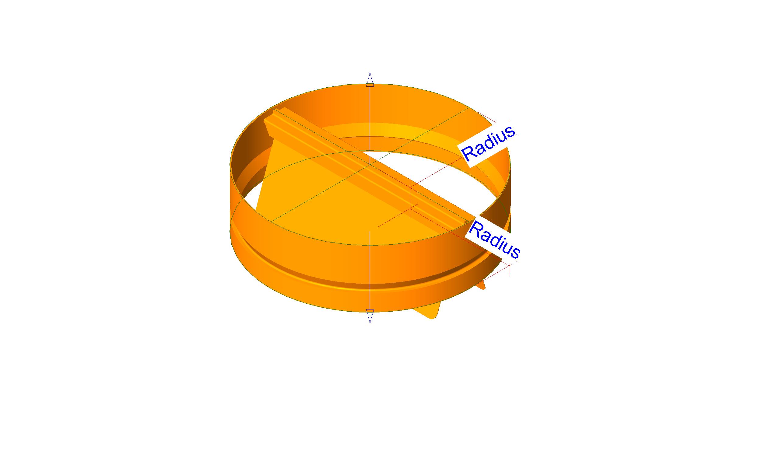 Damper Radiation Ceiling Butterfly Blade revit family free download