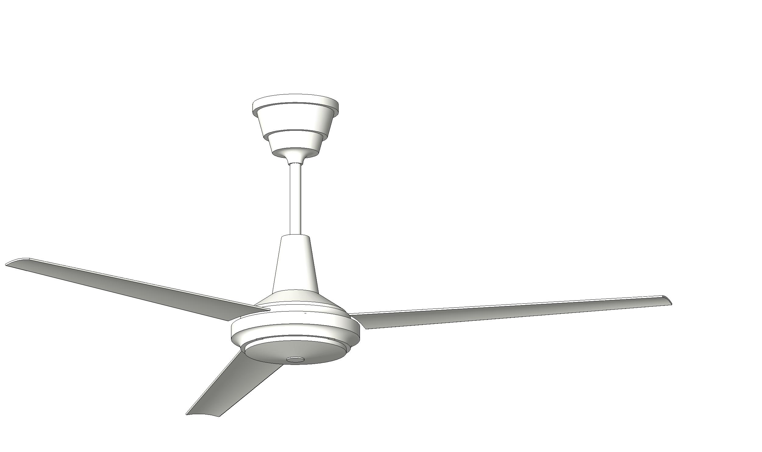 3 Blade Fan revit family free download