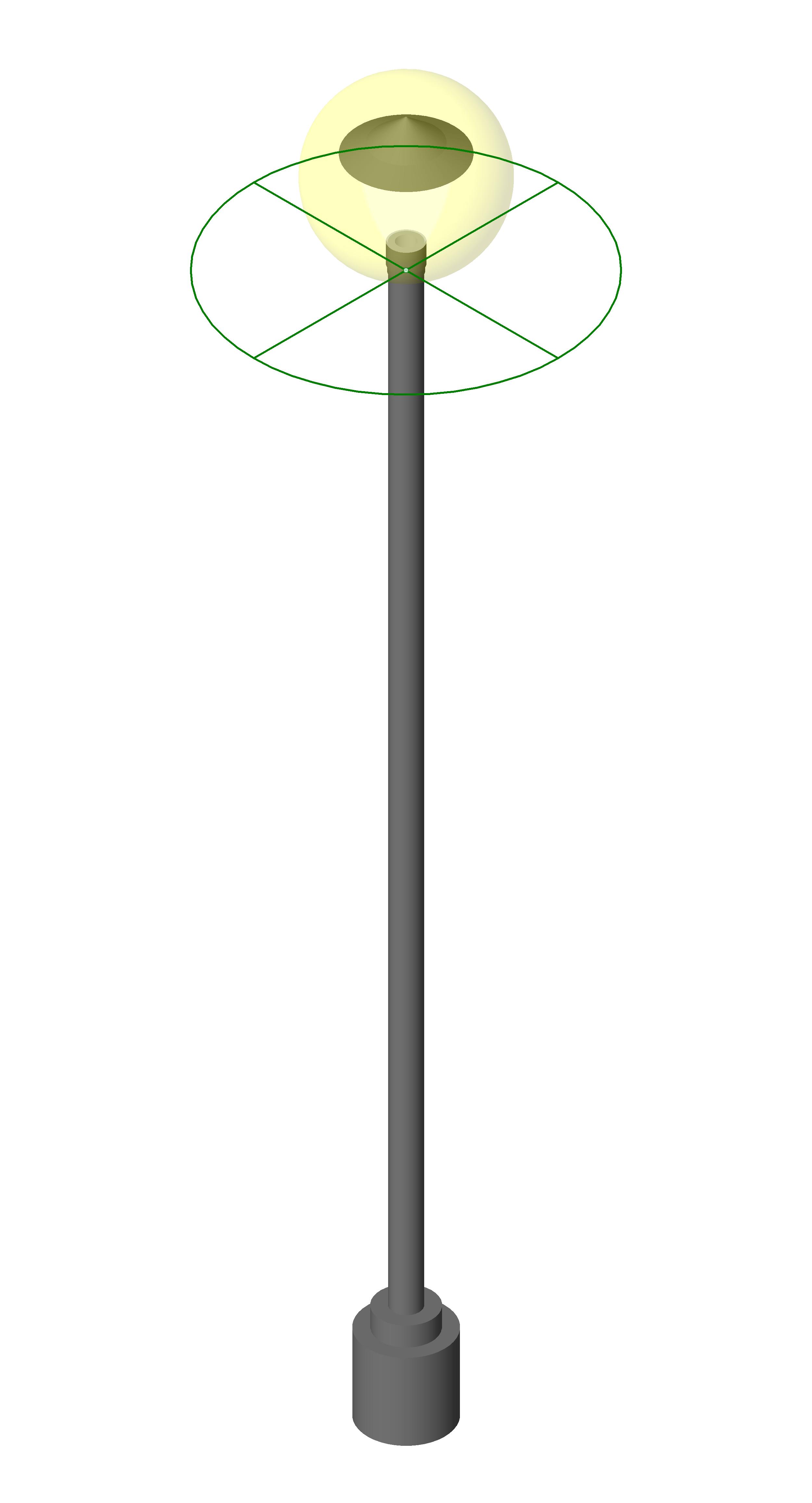 M Street Light Antique revit family free download