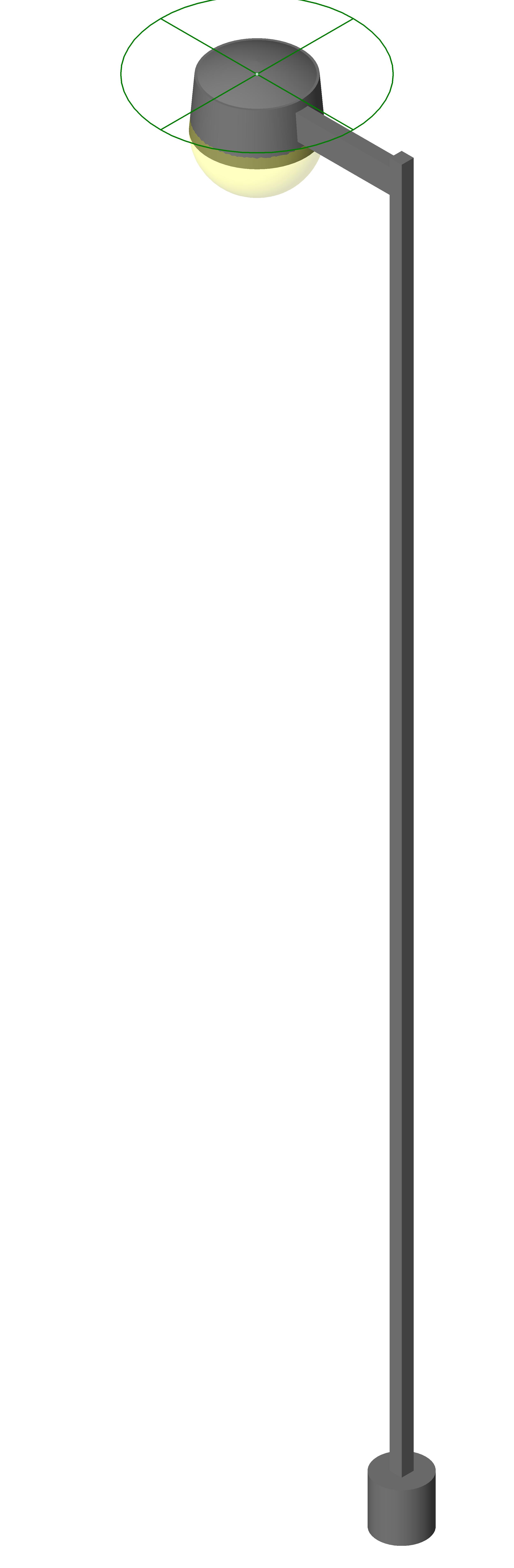 M Street Light Standard revit family free download