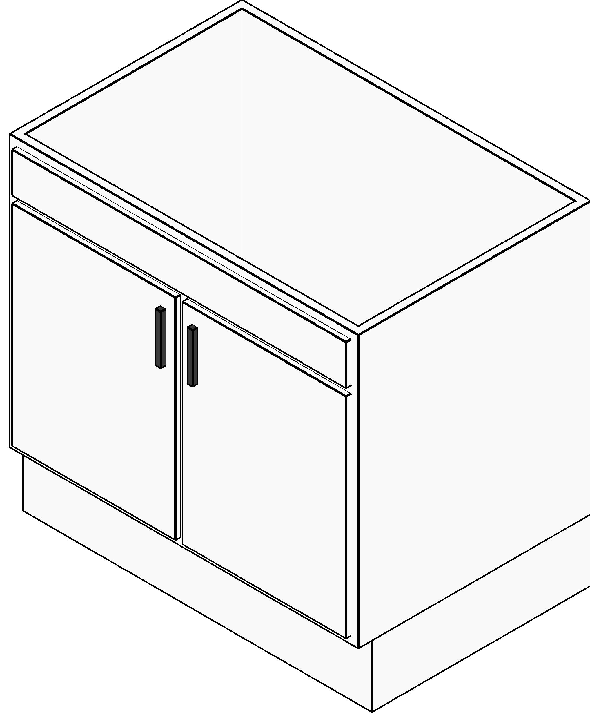 Base Built in Sink revit family free download