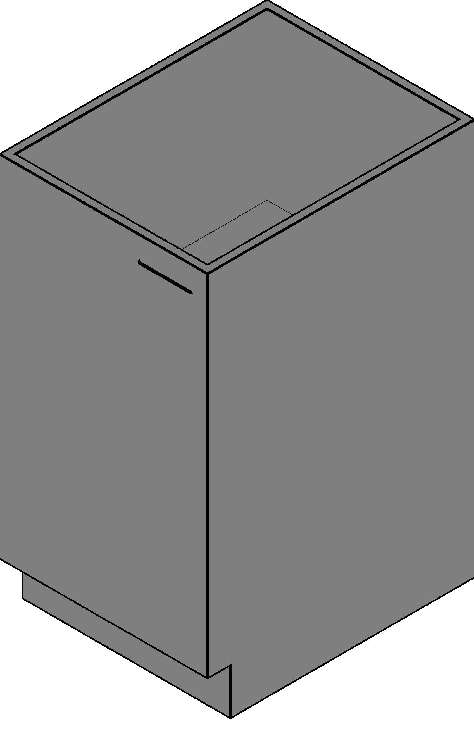Base Cabinet 1 Door revit family free download