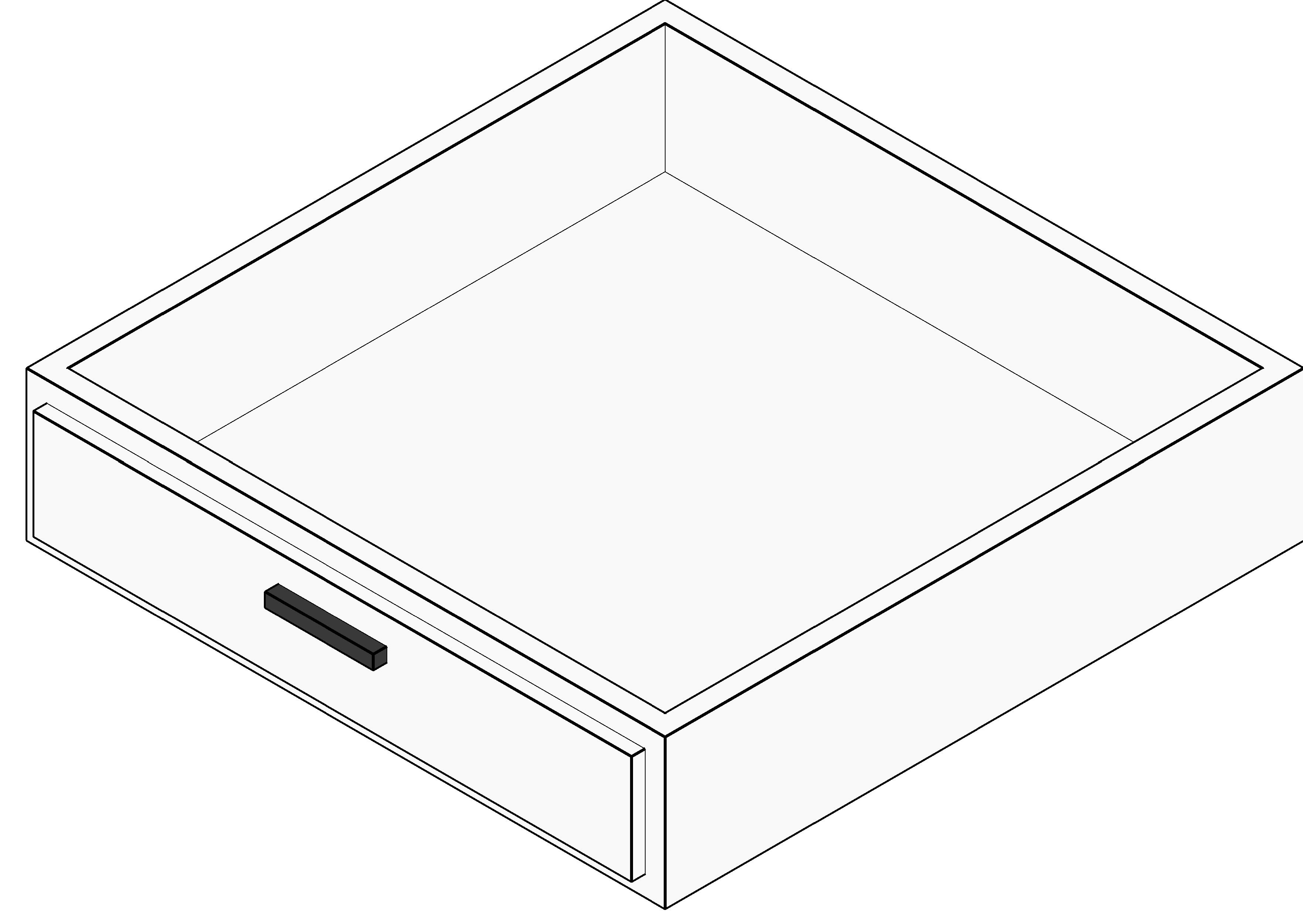 Base Cabinet Desk Drawer Unit revit family free download