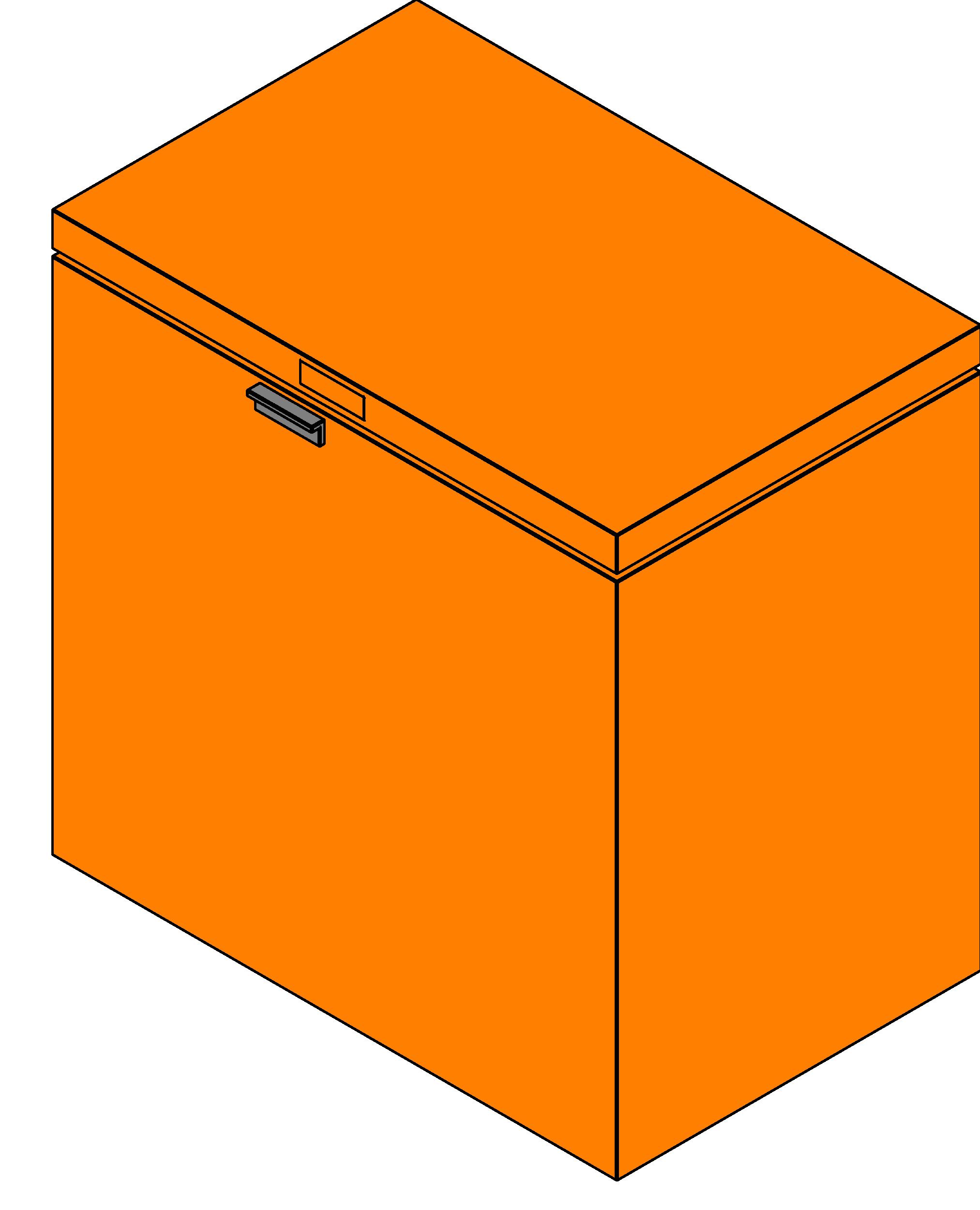 Freezer Chest revit family free download